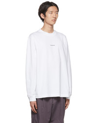 T-shirt à manche longue blanc Acne Studios