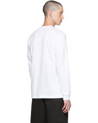 T-shirt à manche longue blanc Comme des Garcons Homme