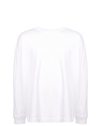 T-shirt à manche longue blanc Willy Chavarria