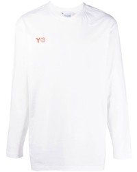 T-shirt à manche longue blanc Y-3