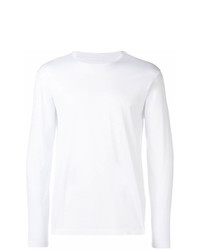T-shirt à manche longue blanc Z Zegna