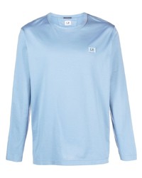 T-shirt à manche longue bleu clair C.P. Company