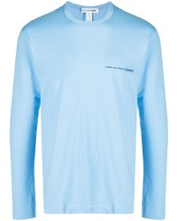 T-shirt à manche longue bleu clair Comme Des Garcons SHIRT