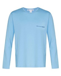 T-shirt à manche longue bleu clair Comme Des Garcons SHIRT