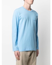 T-shirt à manche longue bleu clair Comme Des Garcons SHIRT