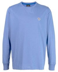 T-shirt à manche longue bleu clair PS Paul Smith