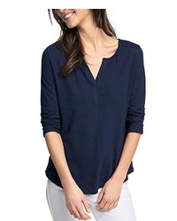 T-shirt à manche longue bleu marine edc by Esprit