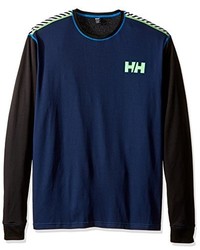 T-shirt à manche longue bleu marine Helly Hansen