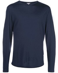 T-shirt à manche longue bleu marine Orlebar Brown