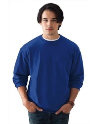 T-shirt à manche longue bleu Anvil