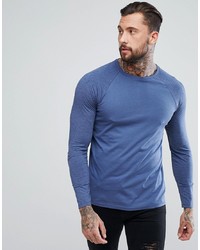 T-shirt à manche longue bleu ASOS DESIGN