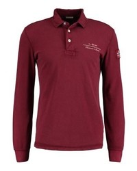 T-shirt à manche longue bordeaux Napapijri