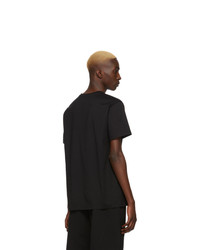 T-shirt à manche longue brodé noir Givenchy