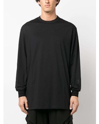 T-shirt à manche longue brodé noir Y-3