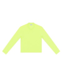 T-shirt à manche longue chartreuse Balenciaga