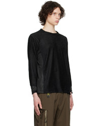 T-shirt à manche longue en tulle noir CMF Outdoor Garment