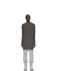 T-shirt à manche longue gris foncé Boris Bidjan Saberi