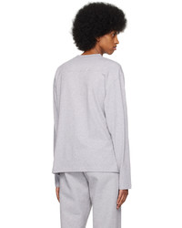 T-shirt à manche longue gris foncé Jacquemus