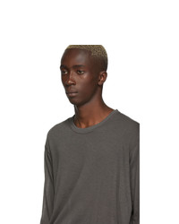 T-shirt à manche longue gris foncé Boris Bidjan Saberi