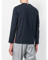 T-shirt à manche longue gris Thom Browne