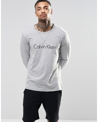 T-shirt à manche longue gris Calvin Klein
