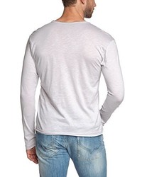 T-shirt à manche longue gris Cross Jeans