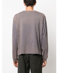 T-shirt à manche longue gris Rhude