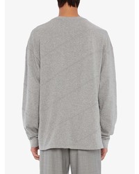 T-shirt à manche longue gris JW Anderson