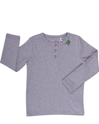 T-shirt à manche longue gris Fred's World by Green Cotton