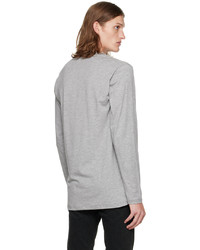 T-shirt à manche longue gris Tom Ford