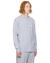 T-shirt à manche longue gris Jacquemus