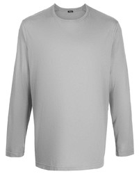 T-shirt à manche longue gris Kiton
