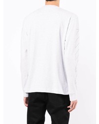 T-shirt à manche longue gris Off-White