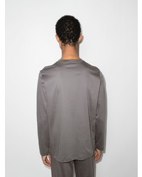 T-shirt à manche longue gris Zimmerli