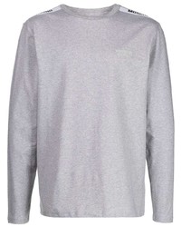 T-shirt à manche longue gris Moschino