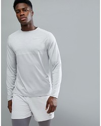 T-shirt à manche longue gris Nike Running