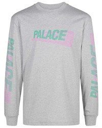 T-shirt à manche longue gris Palace
