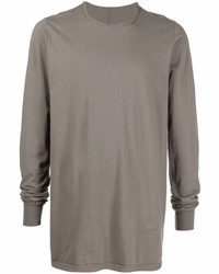 T-shirt à manche longue gris Rick Owens DRKSHDW