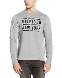 T-shirt à manche longue gris Tommy Hilfiger