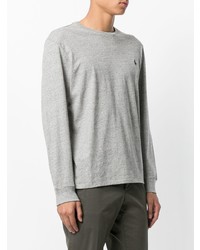 T-shirt à manche longue gris Polo Ralph Lauren