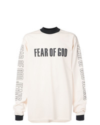 T-shirt à manche longue imprimé beige Fear Of God