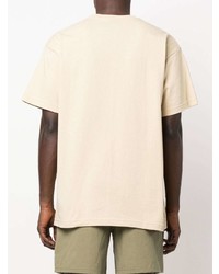 T-shirt à manche longue imprimé beige WTAPS