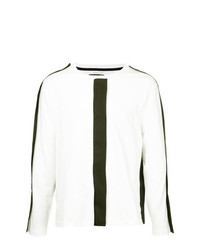 T-shirt à manche longue imprimé blanc et noir Craig Green