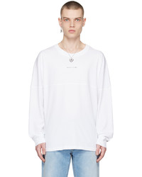 T-shirt à manche longue imprimé blanc 1017 Alyx 9Sm