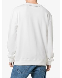 T-shirt à manche longue imprimé blanc Calvin Klein 205W39nyc