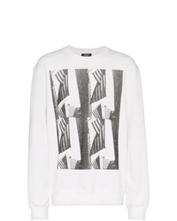 T-shirt à manche longue imprimé blanc Calvin Klein 205W39nyc