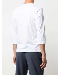 T-shirt à manche longue imprimé blanc Comme Des Garcons SHIRT