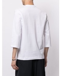 T-shirt à manche longue imprimé blanc Comme Des Garcons SHIRT