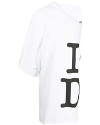 T-shirt à manche longue imprimé blanc Doublet