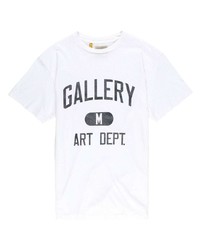 T-shirt à manche longue imprimé blanc GALLERY DEPT.